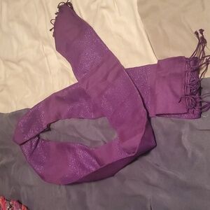 Sparkly Purple Scarf